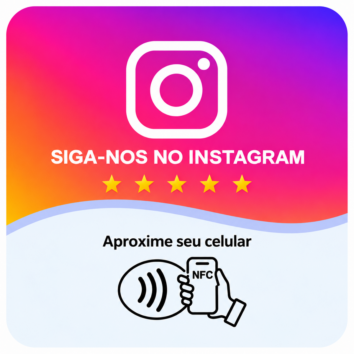Placa NFC Instagram Doltro Connect