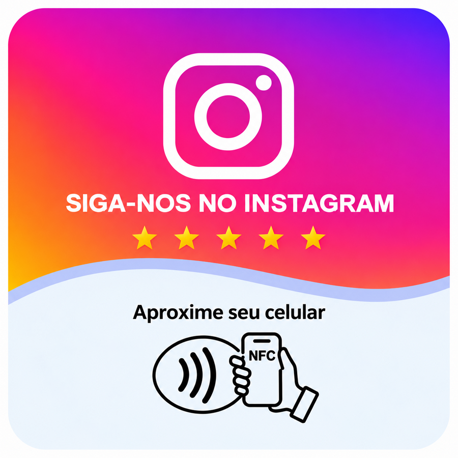 Placa NFC Instagram Doltro Connect